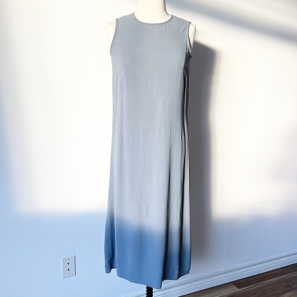 Eileen Fisher Silk MIDI Dress - Picture 10 of 12
